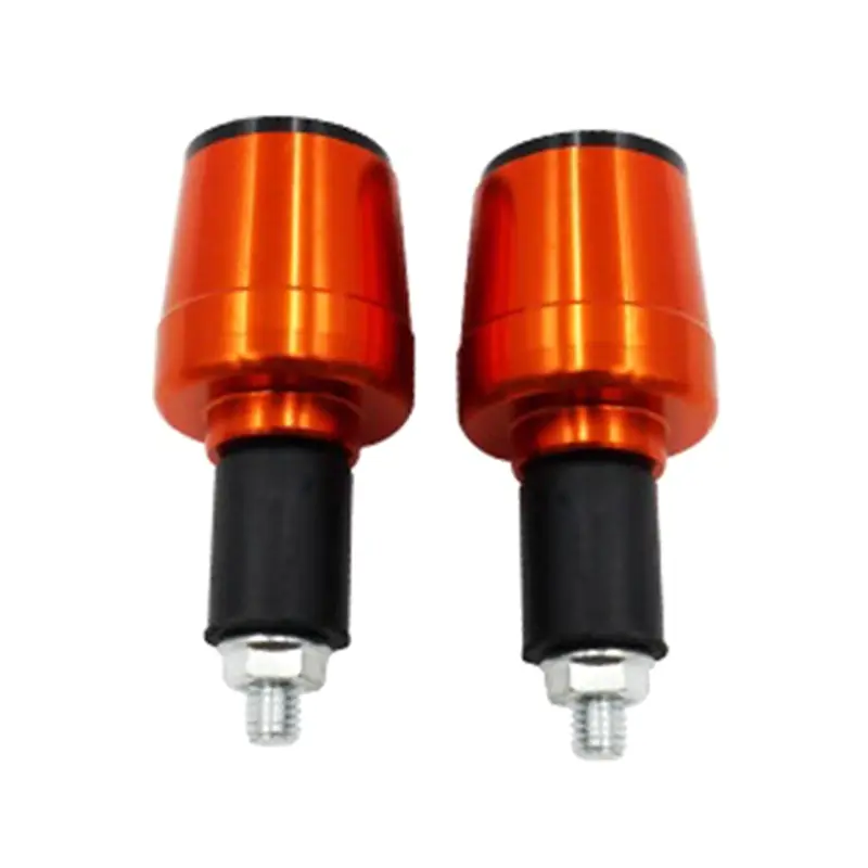 1Pair 7/8" Motorcycle Anti-Vibration Handle Bar End Plug Grip Ends Aluminum