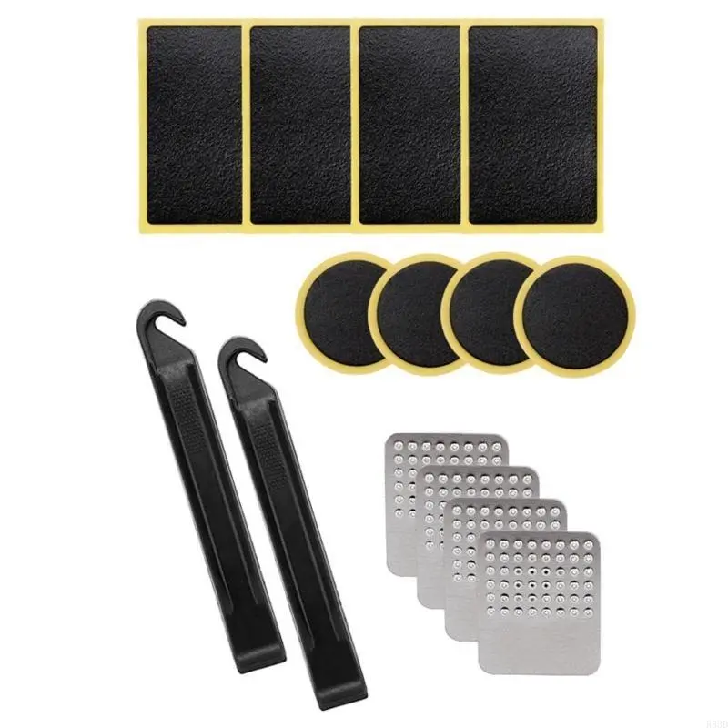 R53D Tire Repair Cycling Puncture Tool Bag Bike Patching Multi-tool
