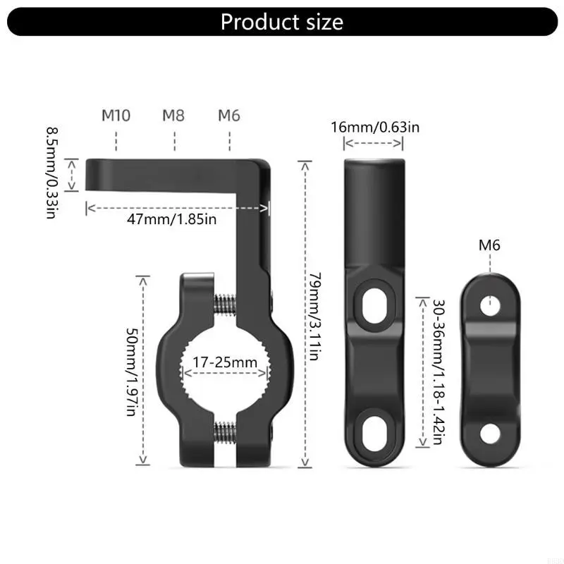 R53D Easy Install Motorcycle Mount set for Enhanced Commuting & Adventure Riding