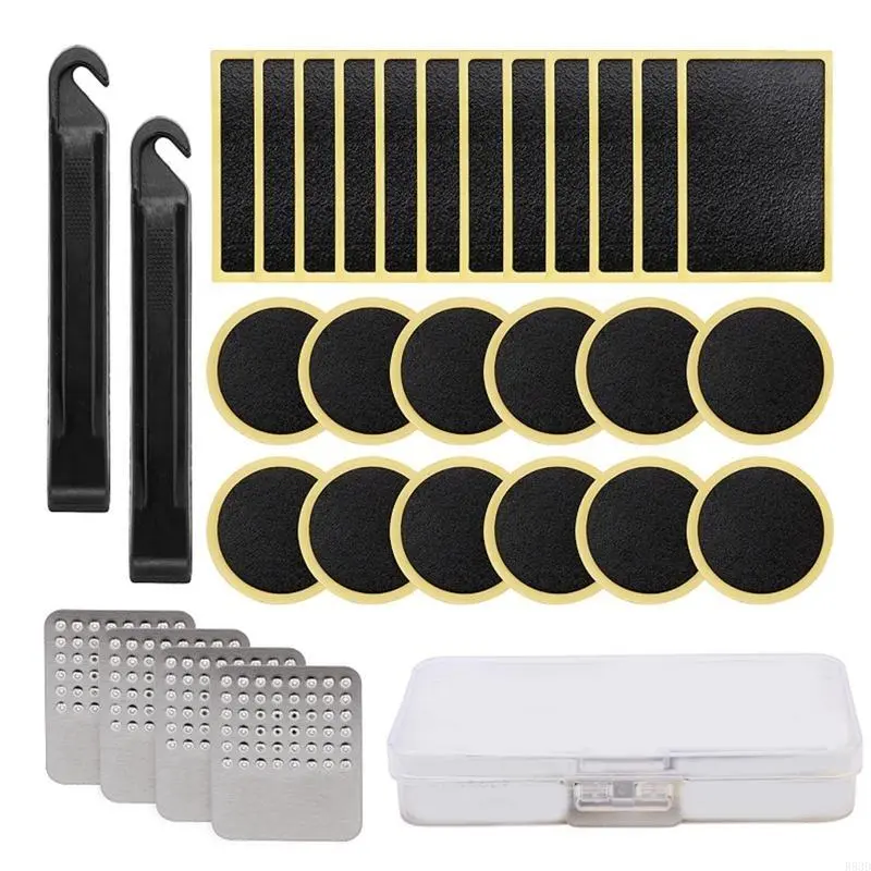 R53D Tire Repair Cycling Puncture Tool Bag Bike Patching Multi-tool