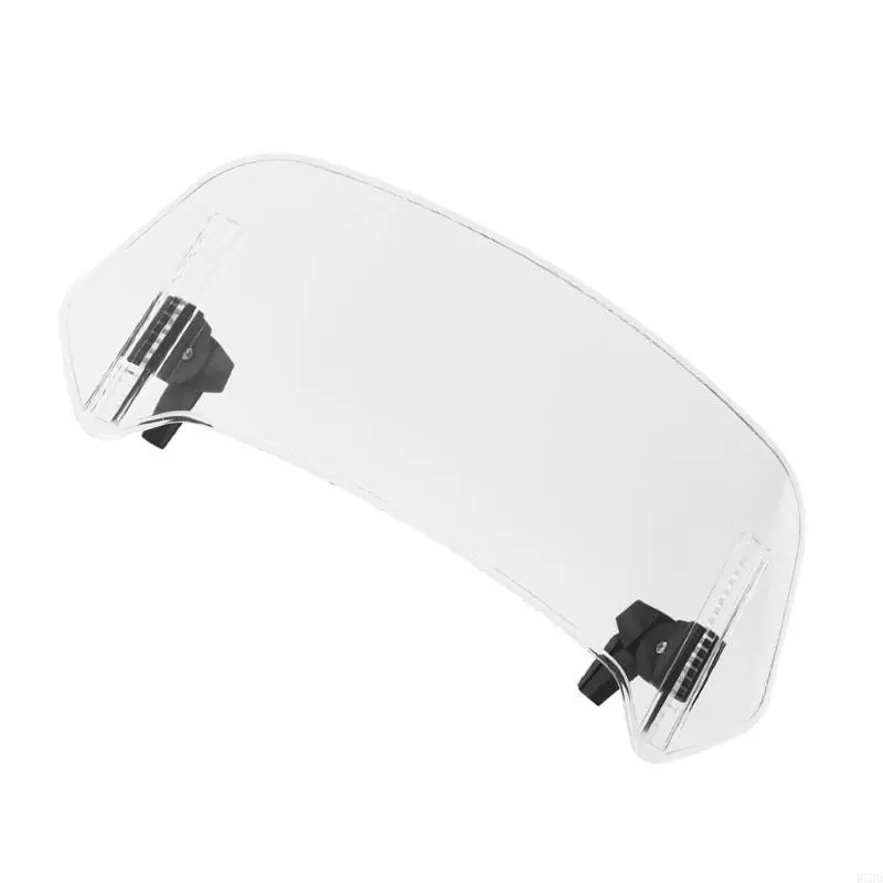 R53D Windshield Extension with Adjustable Spoiler Easy Installs Motorcycle Windshield
