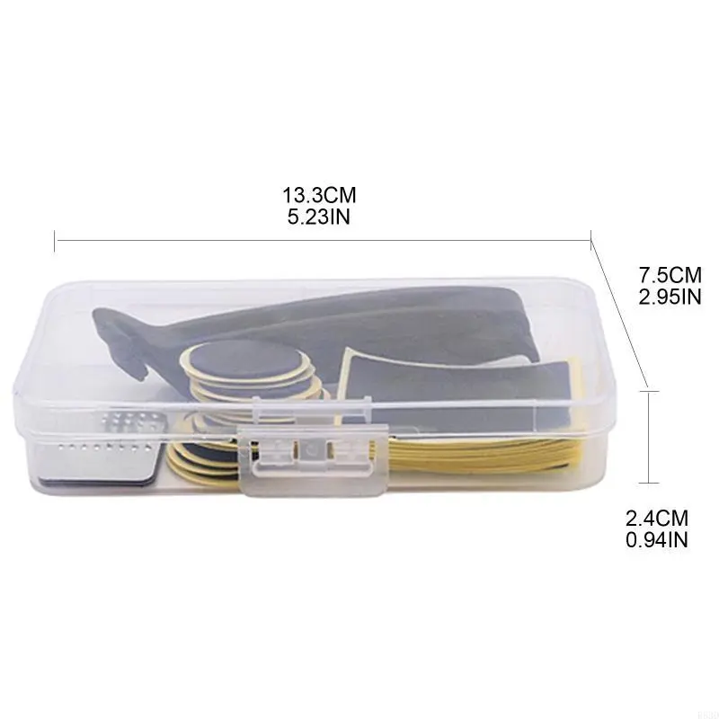 R53D Tire Repair Cycling Puncture Tool Bag Bike Patching Multi-tool