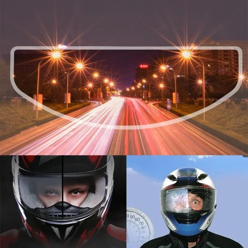 R53D Motorcycle Helmet Anti-Fog Lens Clear Patch Film for K4 AX8 MT Off-road Helmets