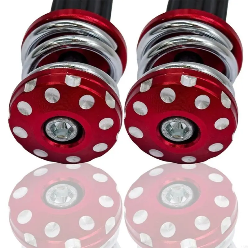 R53D Motorcycle Grip Ends With Innovative Spring System For Smooth Riding Experience