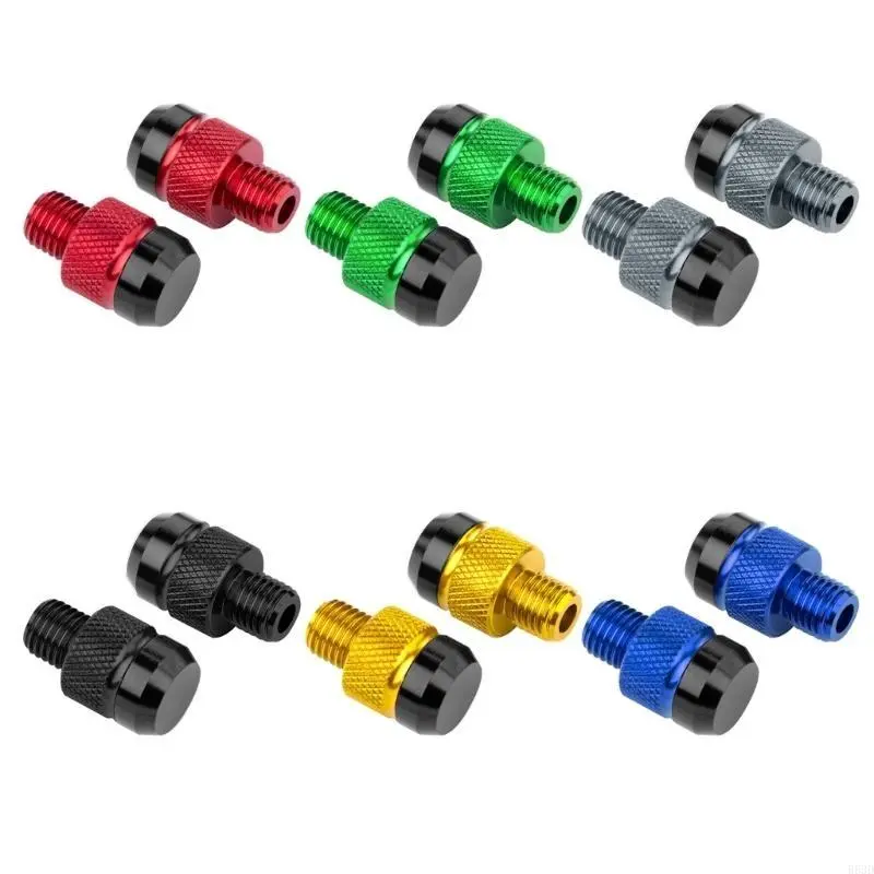 R53D Aluminum Rearview Mirror Hole Plugs Screws Bolts Replacement Mounting Screw