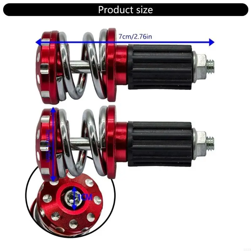 R53D Motorcycle Grip Ends With Innovative Spring System For Smooth Riding Experience
