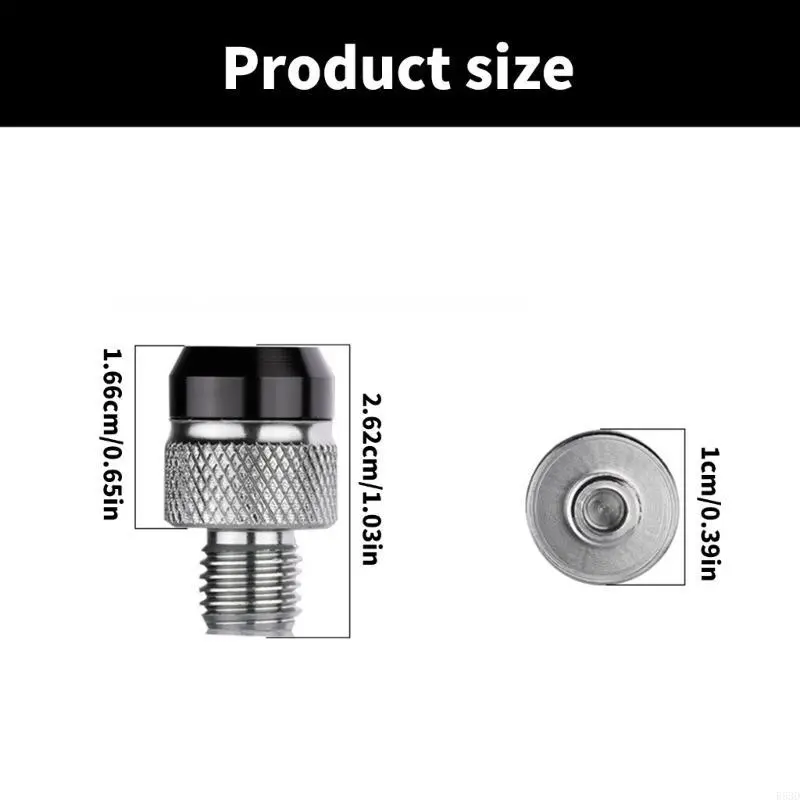 R53D Aluminum Rearview Mirror Hole Plugs Screws Bolts Replacement Mounting Screw