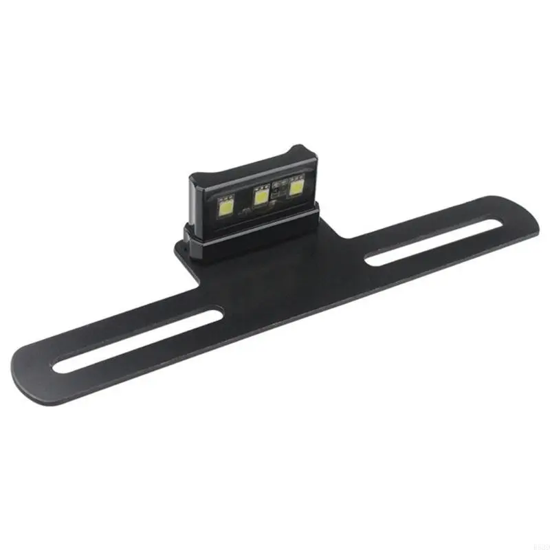 R53D High Intensity LED Tail Light with License Plate Feature 12V Quick Installs Compact Motorcycle LED Tail Light with Mount