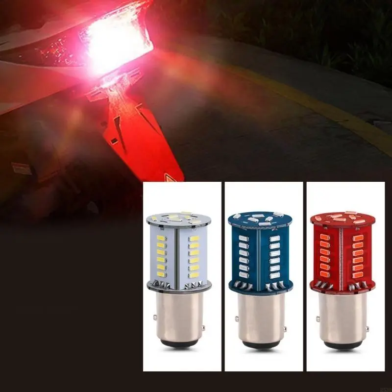 R53D 1157-4014-30 6000K White Reverse Light Bulbs Car Side DRL Backup 720LM 12V