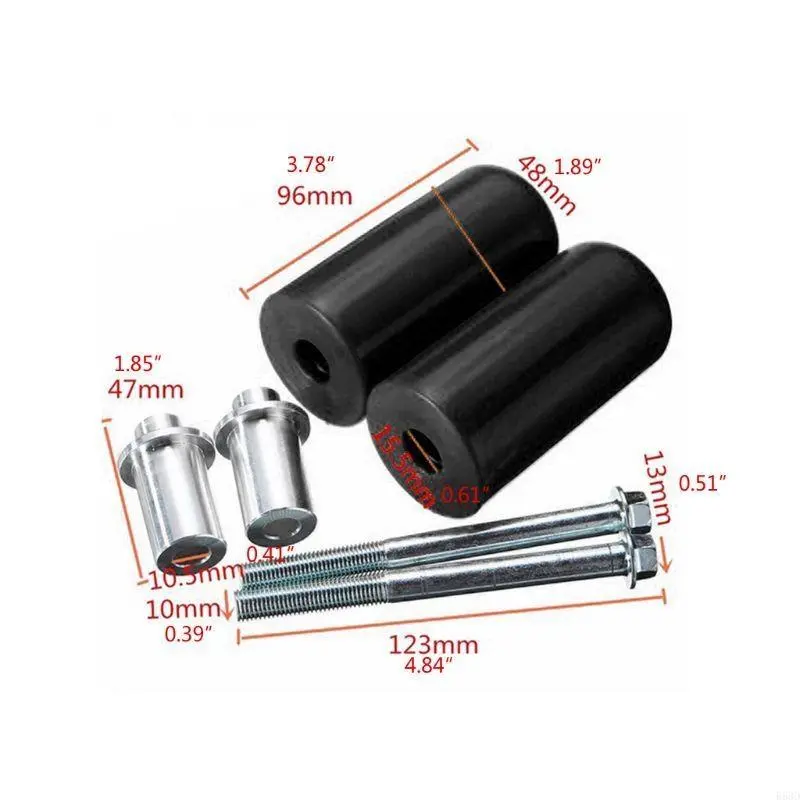 R53D Motorcycle Frame Exhaust Slider Crash Pad Anti Crash Protector