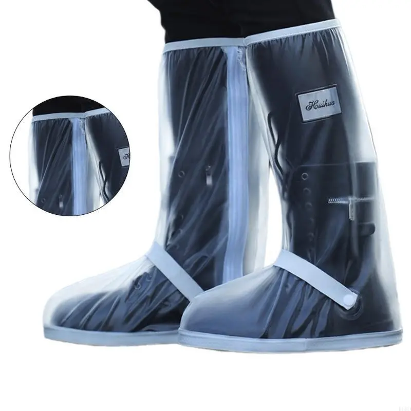 R53D Versatile Motorcycle Rain Gear Weatherproof Shoe Cover PVC for Riding Cycling