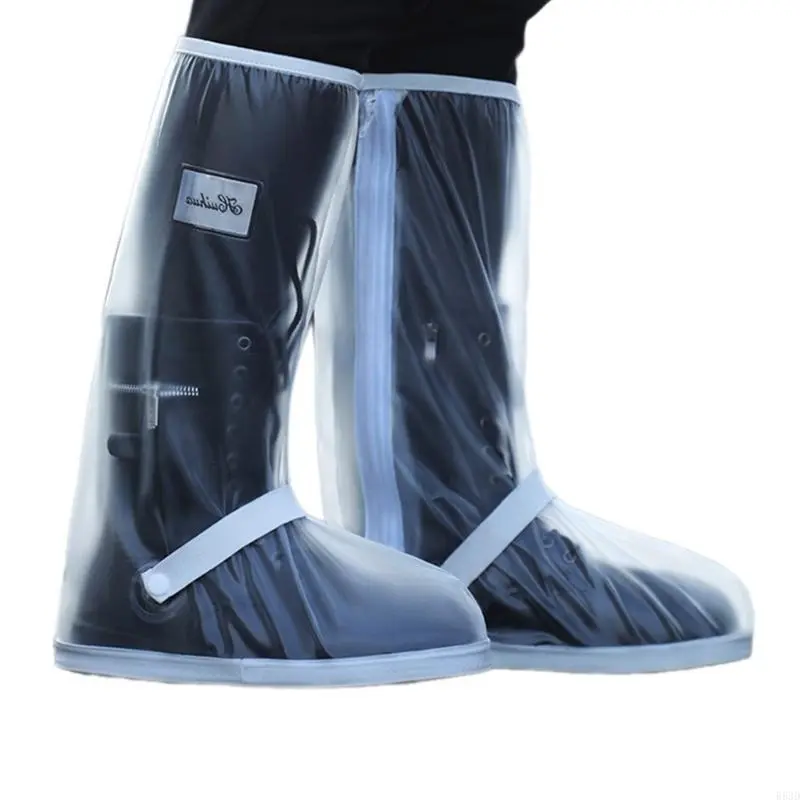 R53D Versatile Motorcycle Rain Gear Weatherproof Shoe Cover PVC for Riding Cycling