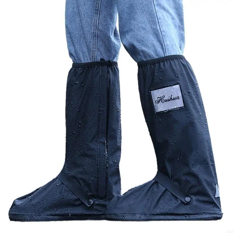 R53D Versatile Motorcycle Rain Gear Weatherproof Shoe Cover PVC for Riding Cycling