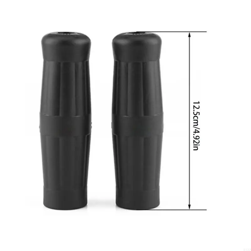 R53D 2 Pair Motorcycle Handlebar Grips 22mm Throttle Hand Grips Universal Motorbike Modified Accessories Rubber Throttle Grip