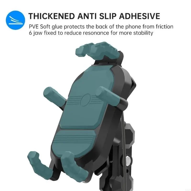 R53D Phone Holder Tablet Mount Universal Adjustable Handle Motorcycle Bracket