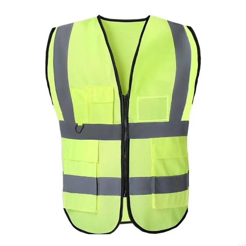 R53D Yellow Reflective Vest Lightweight & Breathable Vest for Drivers and Workers