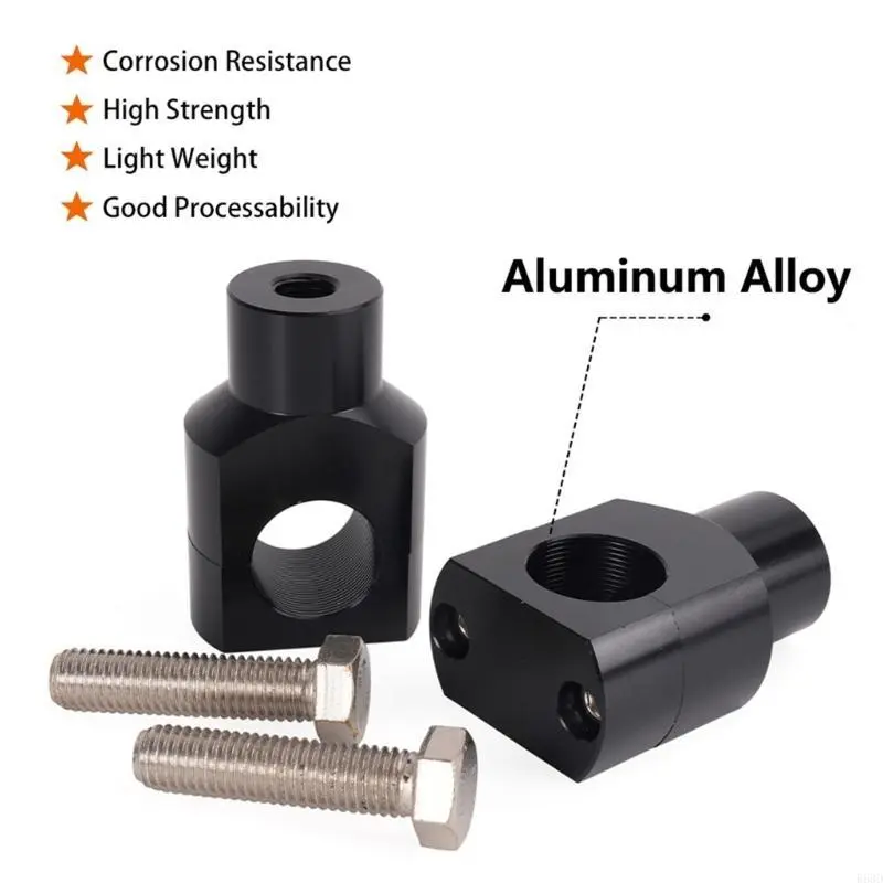 R53D 1'' Handlebar Risers Spacer Mortorcycle 25mm Clamp for Most Model Modification