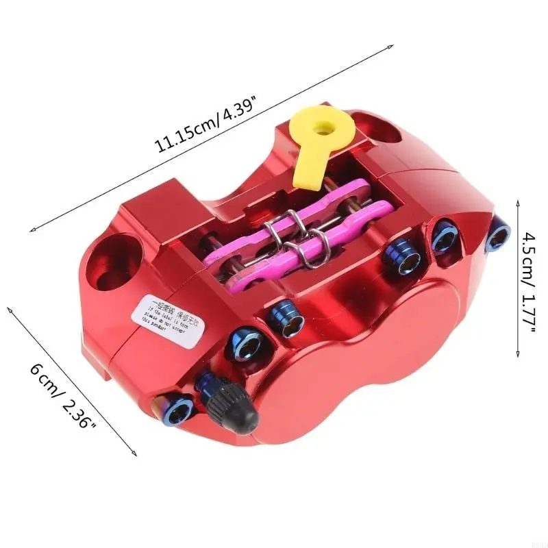 R53D RPM Brake Caliper Brake 82mm Mounting 4 Piston Radial for Dirt Bike Modify
