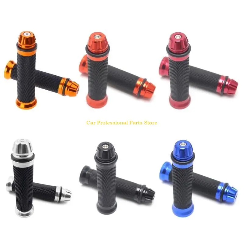 R53D Motorcycle Handle Grips Motocross Grip Handlebar 7/8" Rubber Grips