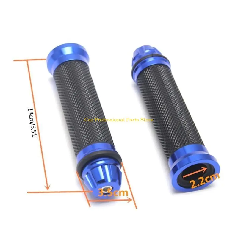 R53D Motorcycle Handle Grips Motocross Grip Handlebar 7/8" Rubber Grips