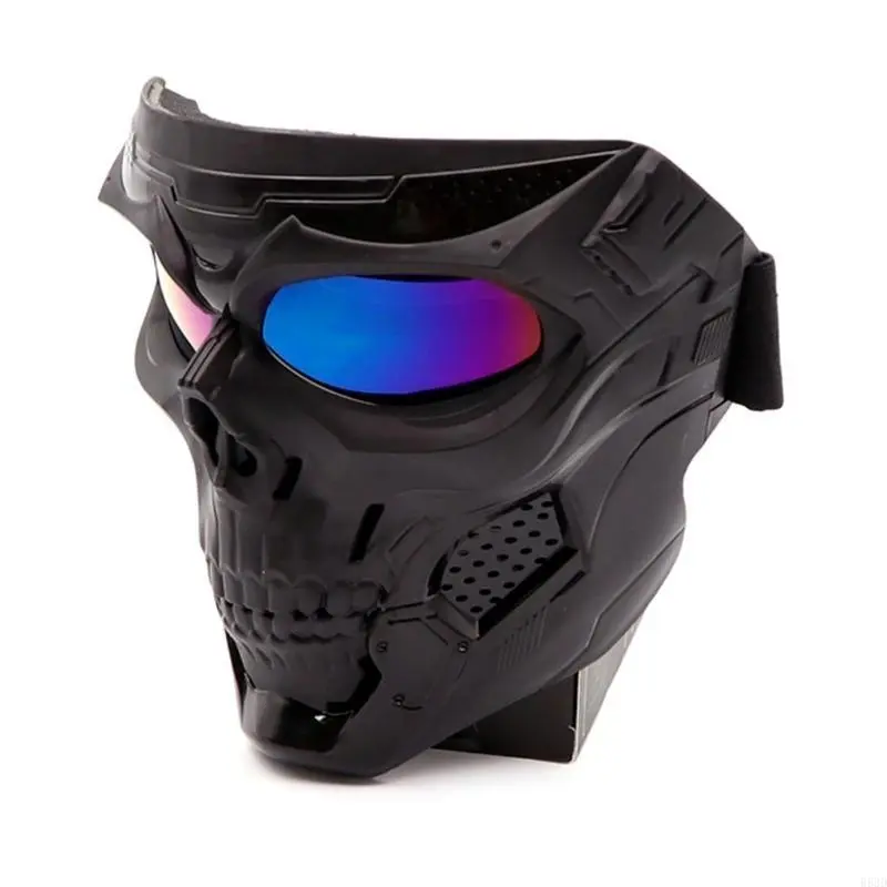 R53D Motorcycle Mask Goggles Helmet Glasses Retro Motocross Motorbike Goggles