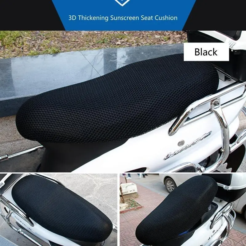 R53D Motorcycle for Seat Cushion Air Cooling Mesh Motorcycle for Seat Pad. Stops Hot for Seat Breathable Motorcycle for Se