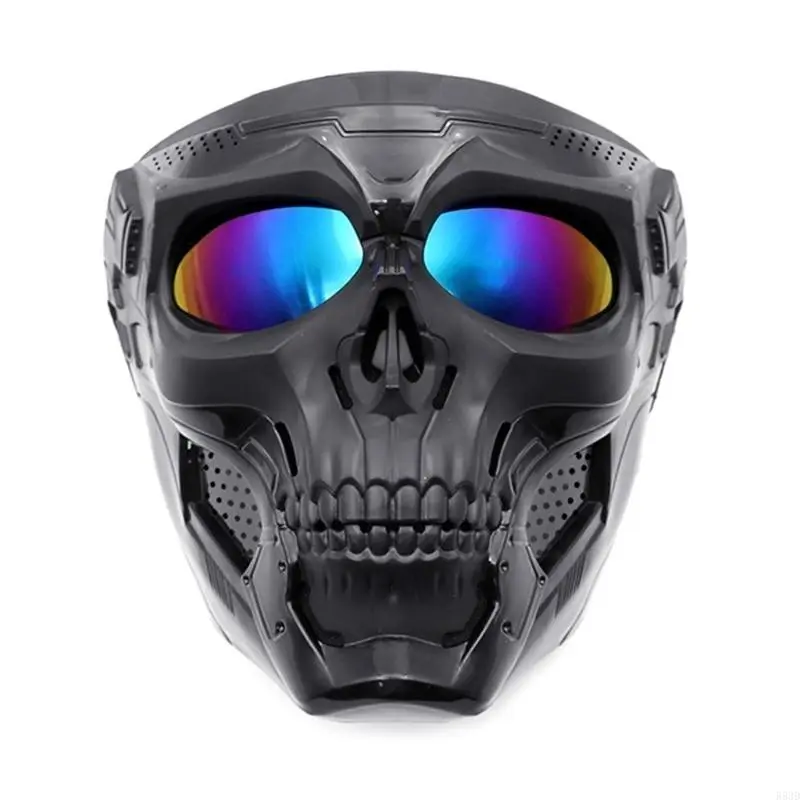 R53D Motorcycle Mask Goggles Helmet Glasses Retro Motocross Motorbike Goggles
