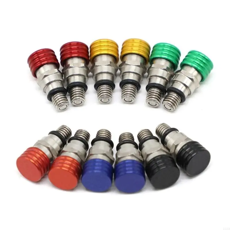 R53D 1 Pair 0.8mm Fork Air Bleeder Pressure Relief for Valve Motocross Dirt Bike Motorcycle