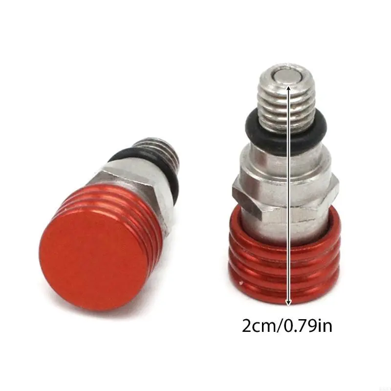R53D 1 Pair 0.8mm Fork Air Bleeder Pressure Relief for Valve Motocross Dirt Bike Motorcycle
