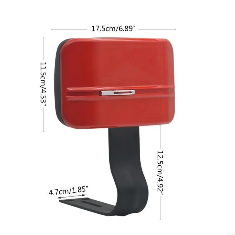 R53D Electric Bike Rear for Seat Backrest Support Back Saddle Leather Sleeve for Seat