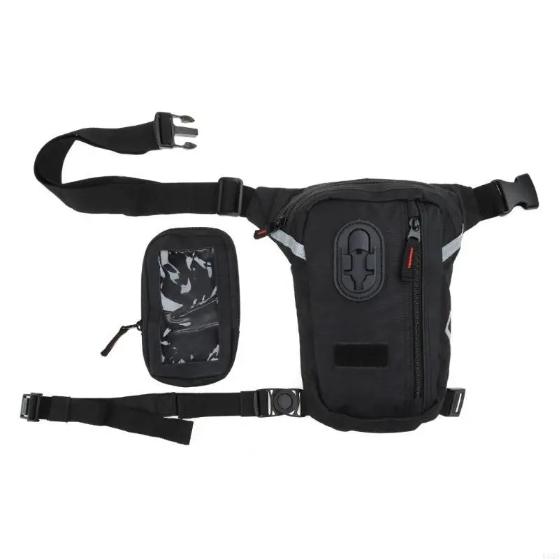 R53D Waterproof Leg Waist Bags Portable Outdoor Hiking Motorcycles Leg Bag Waist Bag