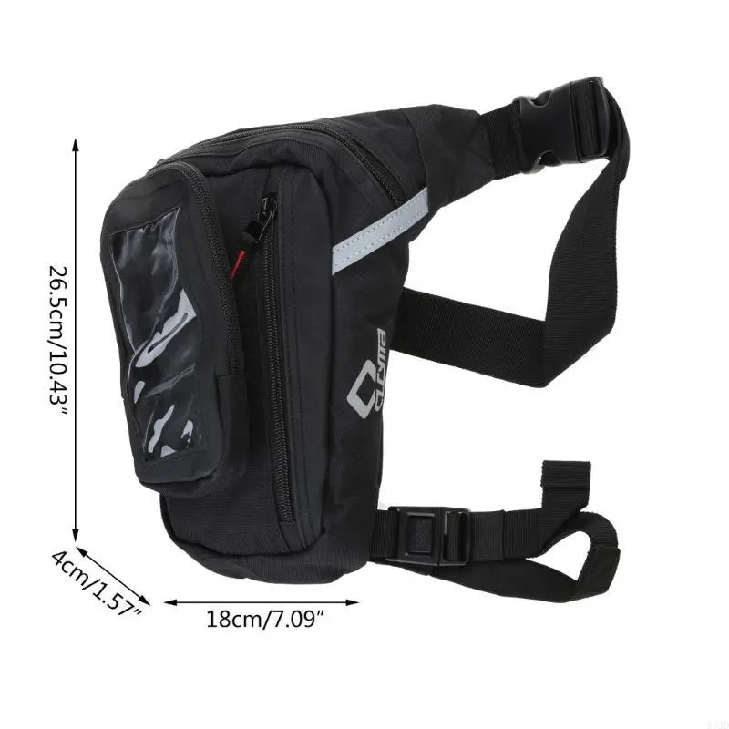 R53D Waterproof Leg Waist Bags Portable Outdoor Hiking Motorcycles Leg Bag Waist Bag