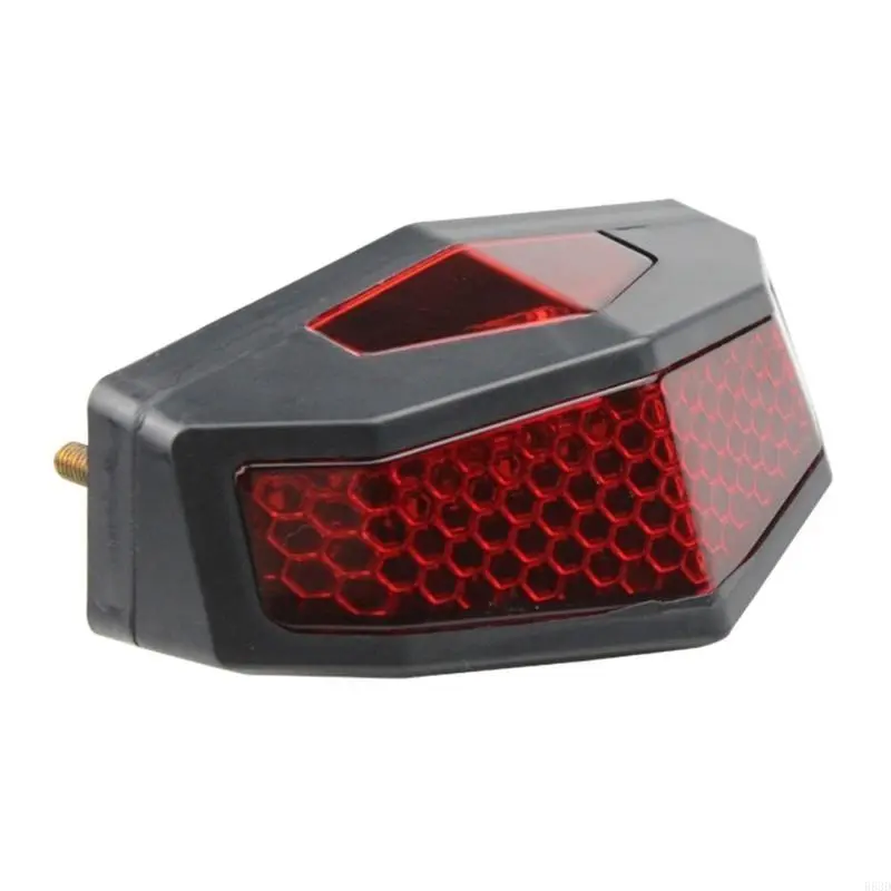 R53D LED 12V Brake Stop Light License Taillight Red For ATV Off-road Motorcycle Running Tail Light Universal 12V Red