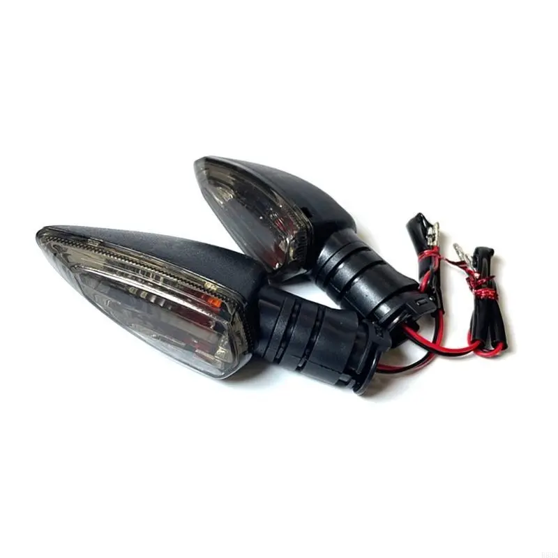 R53D 1Pair LED Flashers Motorcycles Turn Warning Lights Daytime Running Light for NVX155Y 15ZR135LC Aerox155