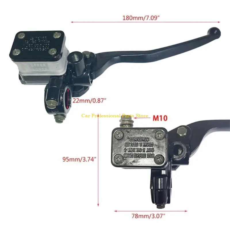 R53D Motorcycle Handle Brake Lever Cylinder Clutch for 145 ATC250R