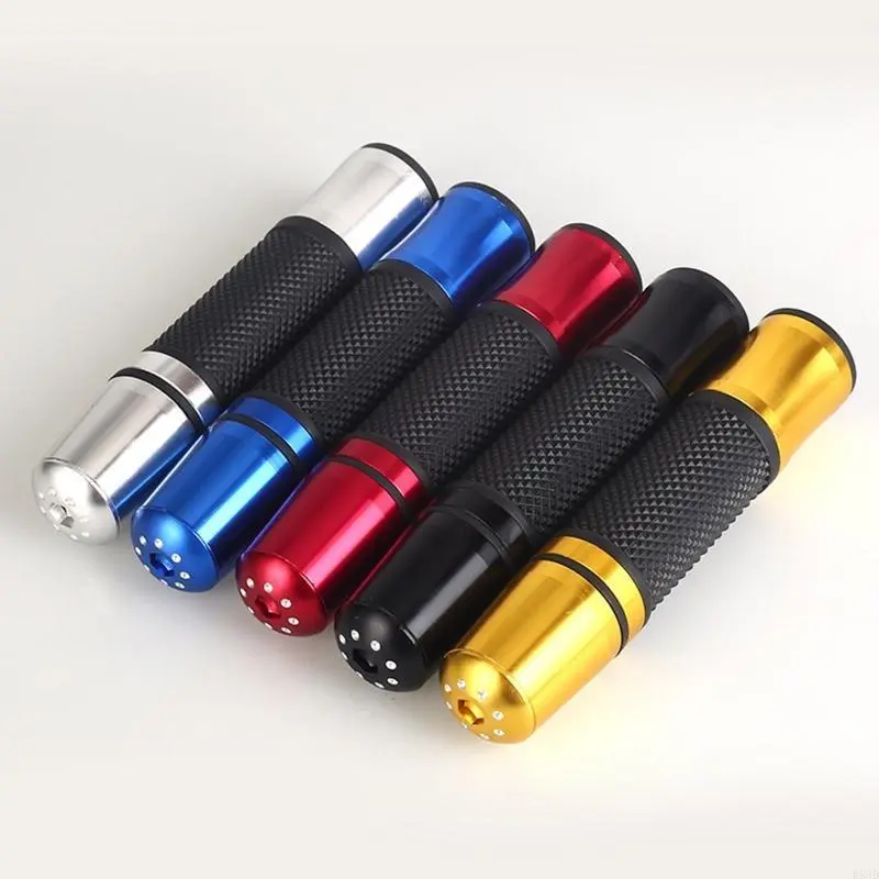 R53D Dirt Bike Scootor Motorcycle Hand Grips Rubber Gel 7/8"Handle Bar Thrusters Grip