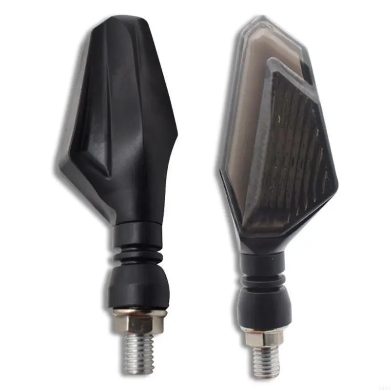 R53D Universal LED Motorcycle Turn Light 12V Waterproof Amber Flasher Rear Lights Lamp