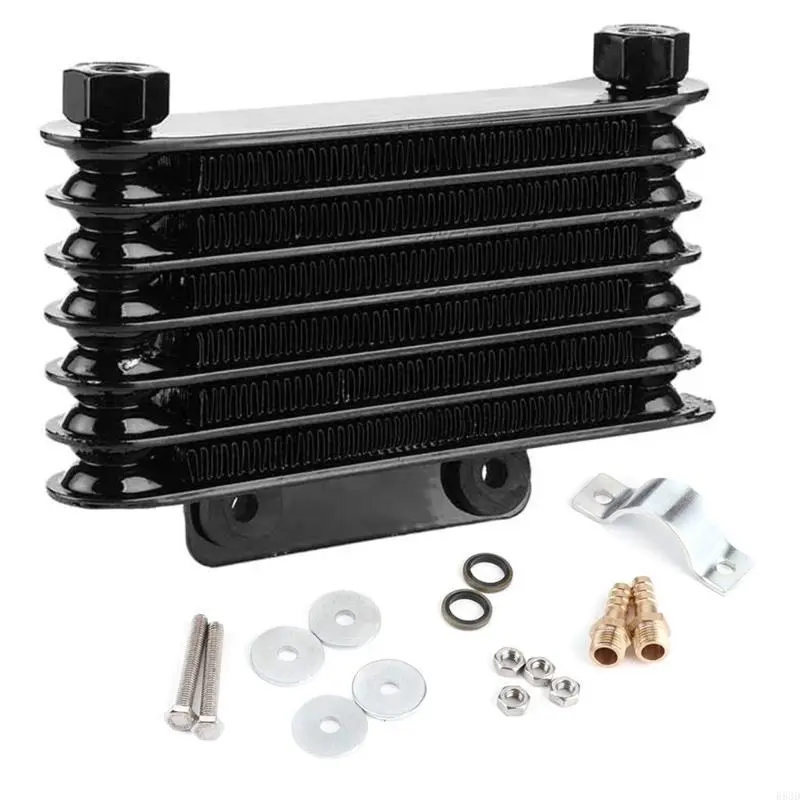 R53D High Efficiency Metal Oil Coolers Cooling Solution for 125CC to 250CC Motorbikes