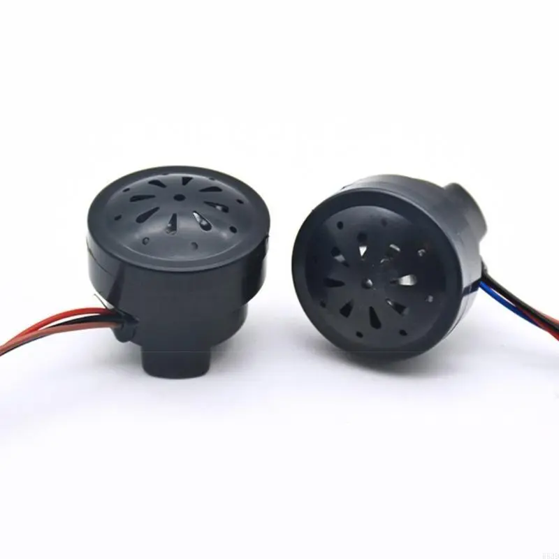 R53D Universal 48V 60V 2 in 1 ATV Motorcycle Electric Horn Round Loud Speaker-Siren