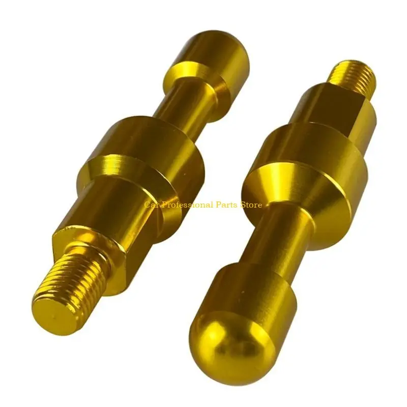 R53D Mirror Hole Plugs Screw Aluminum Alloy Easy Fixing for Motorbikes 1 Pair