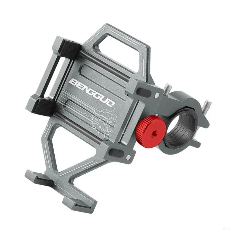 R53D Bicycles Aluminium Phone Holder Motorcycle Stand Antidrop MobileMount 360 Rotation