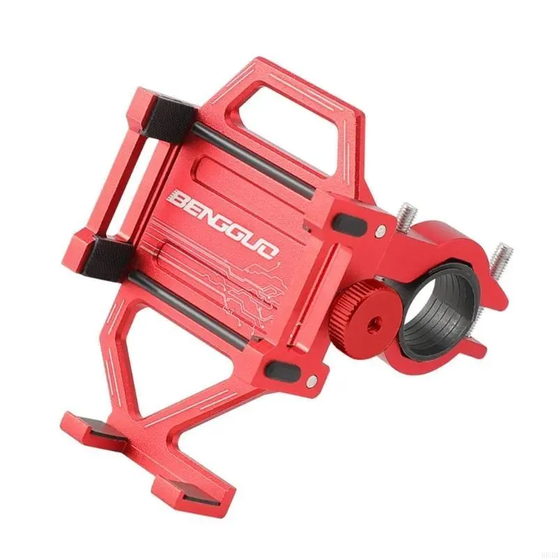 R53D Bicycles Aluminium Phone Holder Motorcycle Stand Antidrop MobileMount 360 Rotation