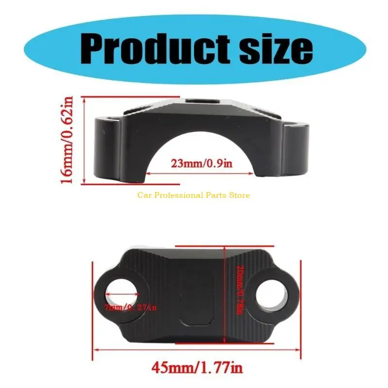 R53D 7/8in Dirt Bike Brake Lever Holder Clamp Motorbike Modification Accessory Motorcycle Clutch Brake Cylinder Clamp