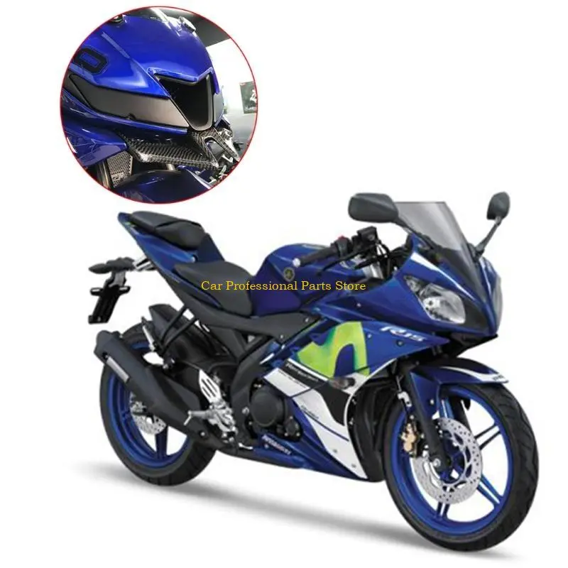 R53D Front Aerodynamic Winglets, Carbon Fiber Front Fairing Aerodynamic Wing Cover Suitable for R15 2017-2020