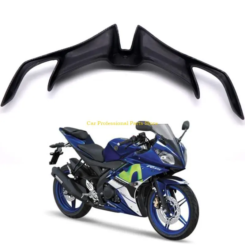 R53D Front Aerodynamic Winglets, Carbon Fiber Front Fairing Aerodynamic Wing Cover Suitable for R15 2017-2020