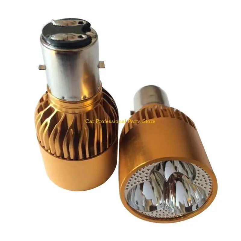 R53D Motorcycle LED Headlight Fog Lamp Bulb H6 BA20D LED Bulbs White 6000K 9W