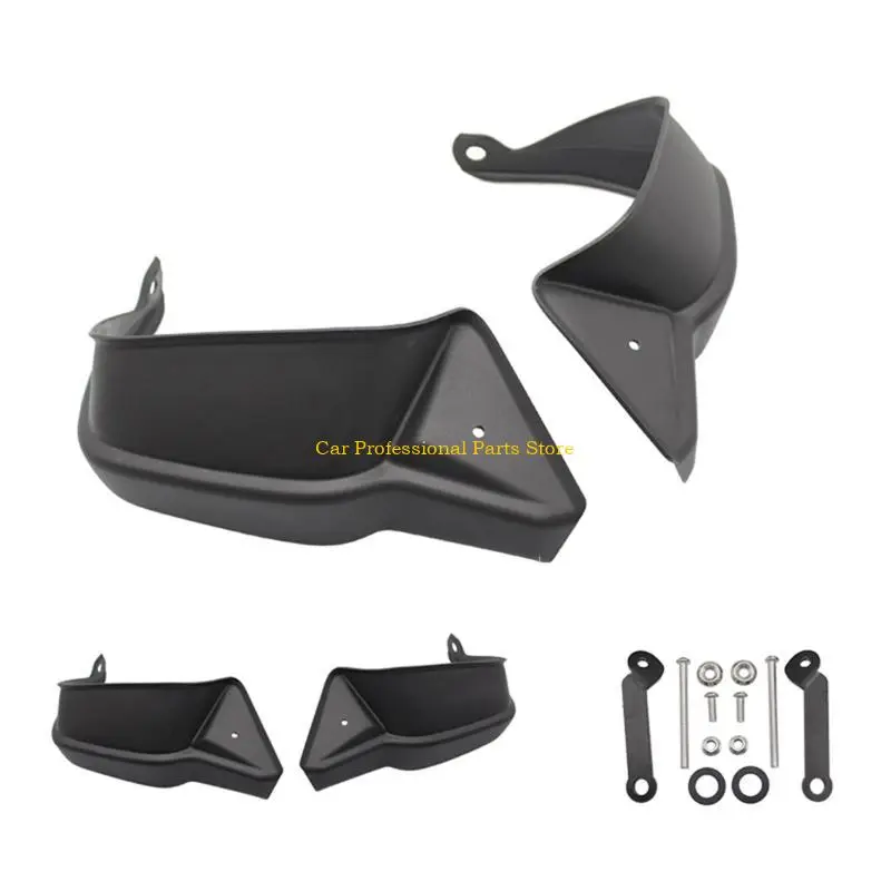 R53D Motorcycle Black Hand Guards Brake Clutch Levers Protector Handguard Shield