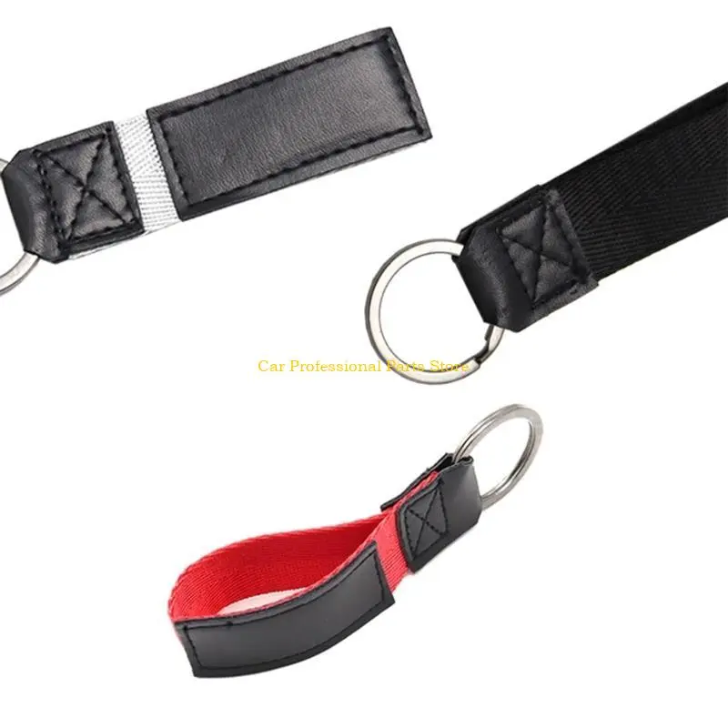 R53D Upgraded Leather Keychain Ring Holder 6-color Suitable for Motorcycles