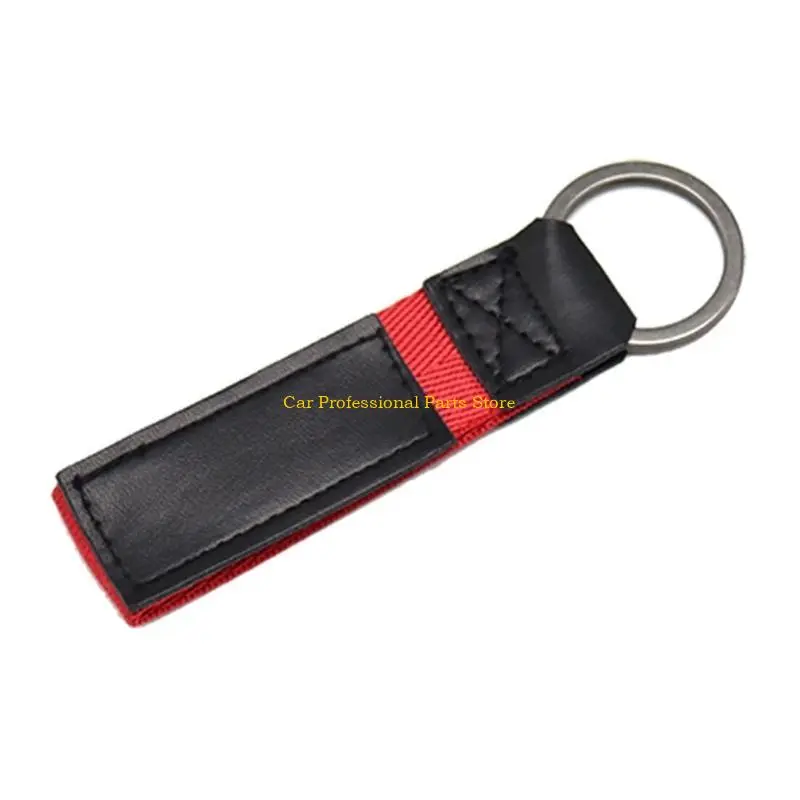 R53D Upgraded Leather Keychain Ring Holder 6-color Suitable for Motorcycles