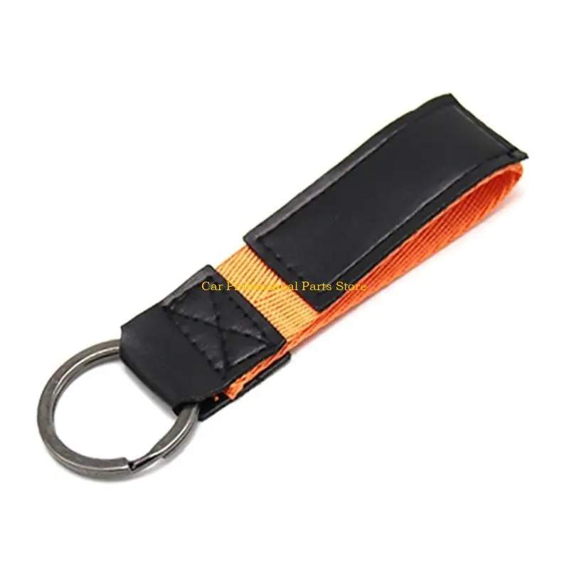 R53D Upgraded Leather Keychain Ring Holder 6-color Suitable for Motorcycles
